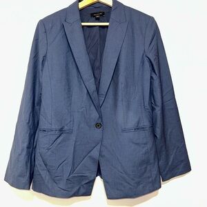 Ann Taylor Blue Wool Blend Pantsuit